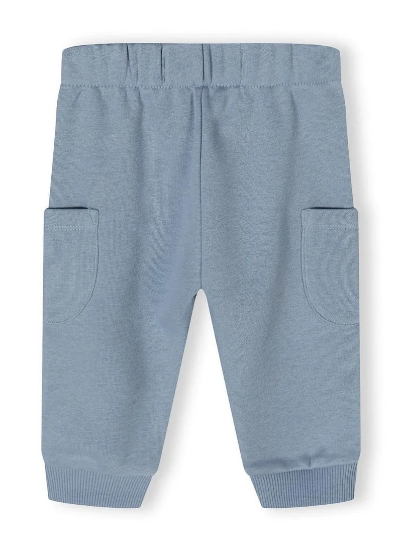 MINOTI Boys long sleeve sweatshirt jogger set blue